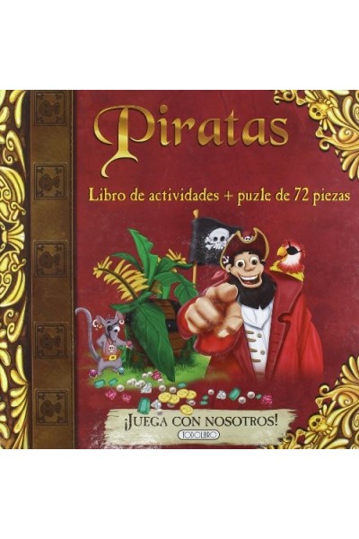 Piratas (Juega Con Nosotros) Libro De Actividades + Puzle De 72 Piezas (EN ESTUCHE) Puzzle